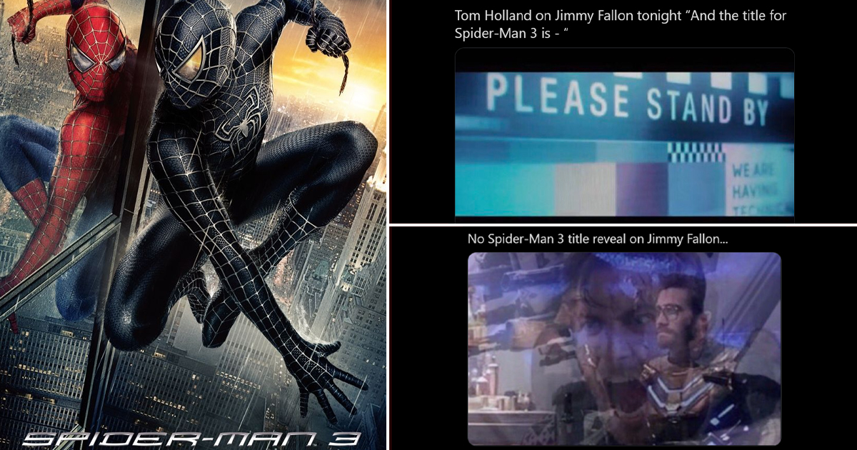 Spider-Man 3: Confused With 3 Titles, Fans Flood Twitter With Hilarious  Memes - Check Out!