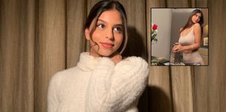 Suhana Khan shares a 'cheesy' picture