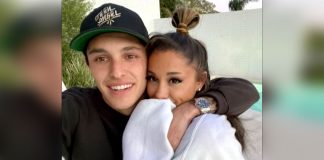 Ariana Grande enjoys rare night-out with fiance Dalton Gomez