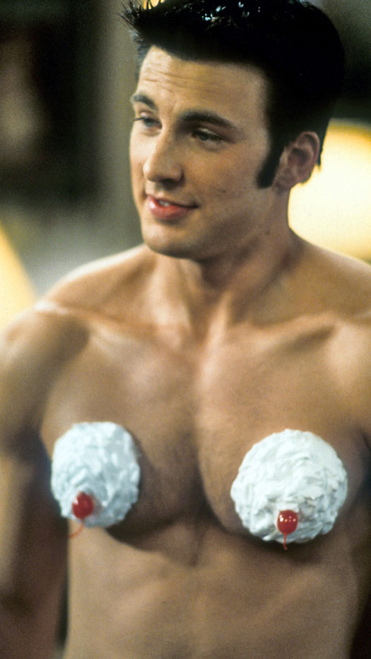 Chris Evans With Cake Frosting On His Chest & Cherry On His Nipples Calls For The Song "We Just Wanna Eat It... [Jalebi Baby]" Check Out