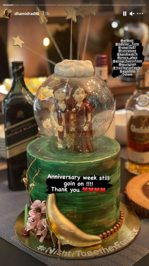Drashti Dhami & Niraj Khemka's Anniversary Celebration 