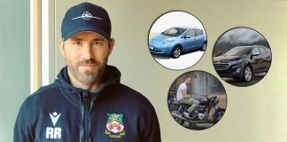 From A Mercedes-Benz 190 SL, Tesla & Nissan Leaf To A Triumph Thruxton & More, Check Out The Classy, Fast & Electric Vehicles Ryan Reynolds Own