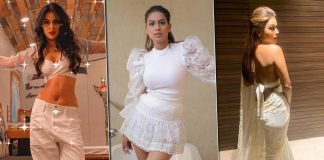 From Sexy Sarees To Dresses, Tops & More, Nia Sharma Proves White Can Be As Hot As Any Other Colour