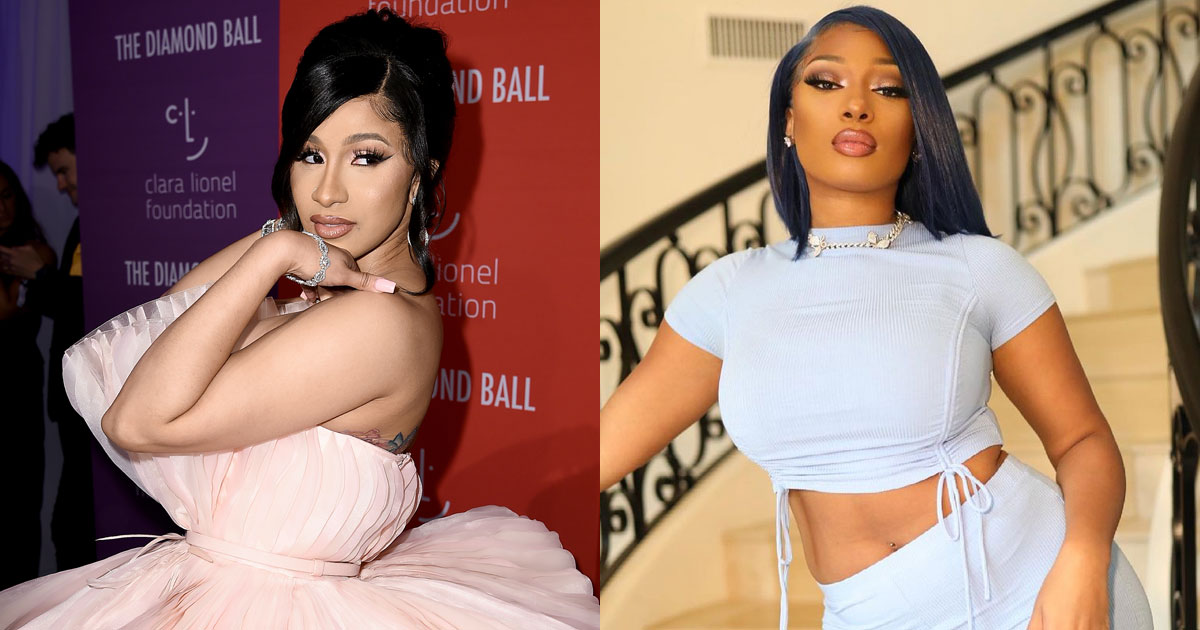 Cardi B and Megan Thee Stallion scoop the highest new entry on the