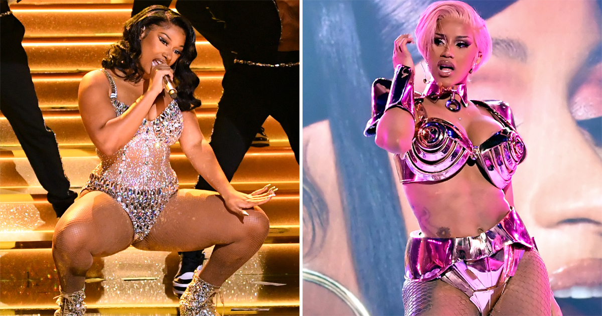 Megan Thee Stallion & Cardi B’s Jaw Dropping Performance To WAP At Grammys 2021 Has Got The Internet Talking
