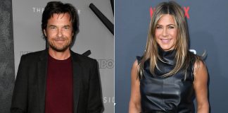 Jason Bateman shot for Golden Globes at Jennifer Aniston's house