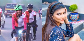 Lakshmi Manchu cycles 100 km for a cause