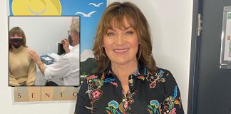 Lorraine Kelly trolled for sharing her Covid vaccine video