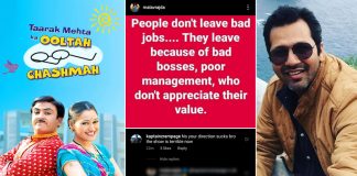 Taarak Mehta Ka Ooltah Chashmah Director Shuts Down A Fan's Criticism In A Classy Manner