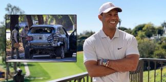 TIGER WOODS DIDN'T BRAKE BEFORE CAR CRASH