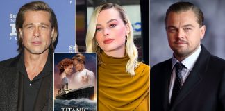 When Brad Pitt & Margot Robbie Joked About Leonardo DiCaprio’s Death Scene In Titanic