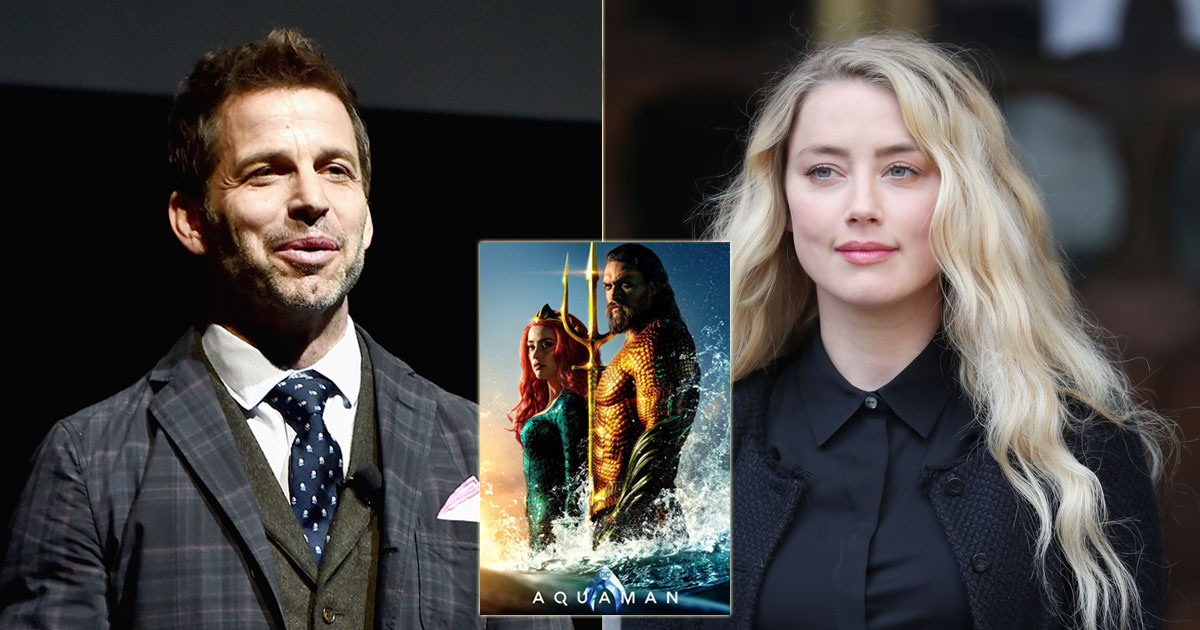 Zack Snyder e esposa defenderam permanência de Amber Heard em 'Aquaman II