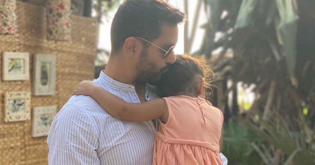 Angad Bedi on why he avoids showing daughter's face on social media
