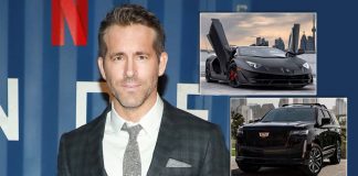 From Lamborghini Aventador To Cadillac Escalade: Ryan Reynolds Has A Serious Collection Of Rides
