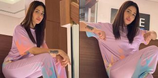 Mahira Sharma looks like a dream in lilac tee and pants, take a look at the pictures inside