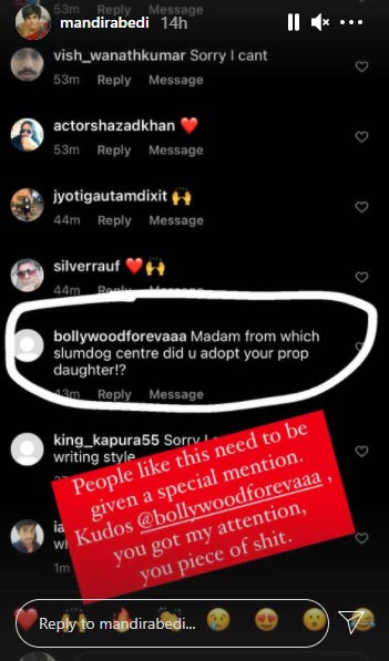 Mandira Bedi Slams Trolls For Calling Her Daughter ‘Street Kid’ & ‘Prop Daughter From A Slumdog Centre’