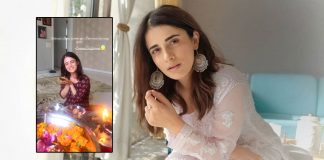 Radhika Madan celebrates Ashtmi at home in Delhi after years