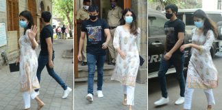 Rhea Chakraborty & Showik Spotted Outside NCB Office