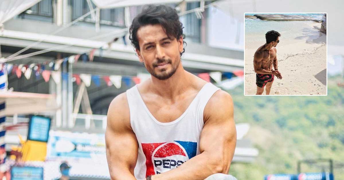 Tiger Shroff goes shirtless on the beach