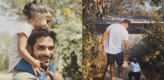 Angad Bedi shares happy photos with daughter after testing negative