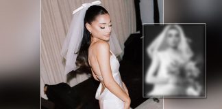 Ariana Grande Makes A Beautiful Bride In Classic Vera Wang Dress & It Was Inspired By This Fashion Icon, Read On