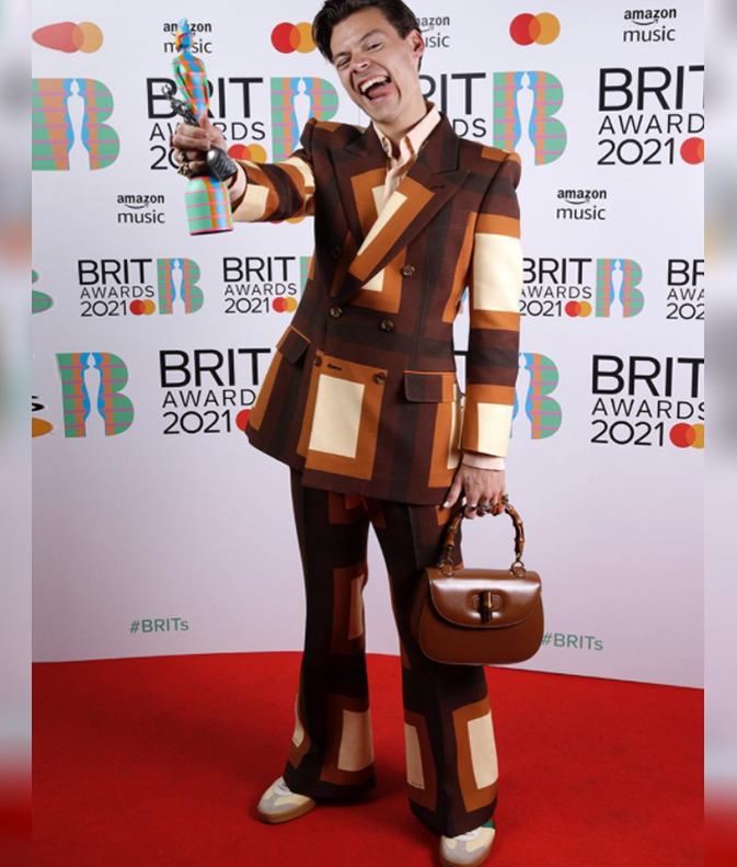  Harry Styles At The Brit Awards 2021