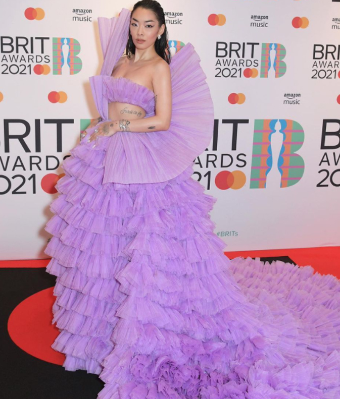  Rina Sawayama Looked Like A Modern Disney Princess In This Lavender Gown
