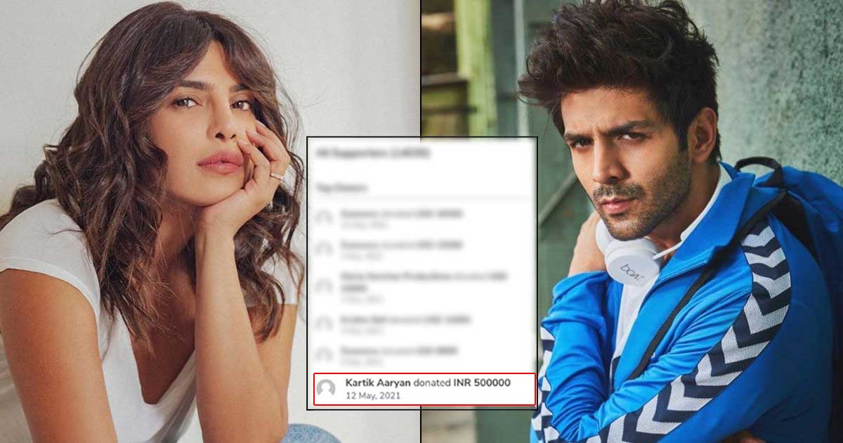 Kartik Aaryan Makes A Generous Contribution For Priyanka Chopra Jonas' Fundraiser Give India