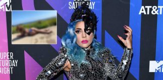 Lady Gaga flaunts mermaid oomph in bikini photo-op