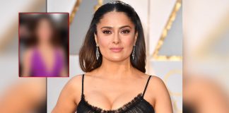 Salma Hayek Redefines Beauty In This Hot Purple Gown With A Plunging Neckline