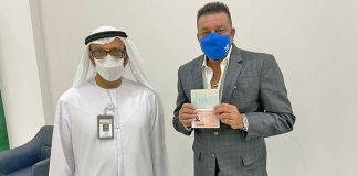 Sanjay Dutt: Honoured to have received a golden visa for the UAE