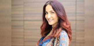 Elli AvrRam flaunts her nunchucks skills