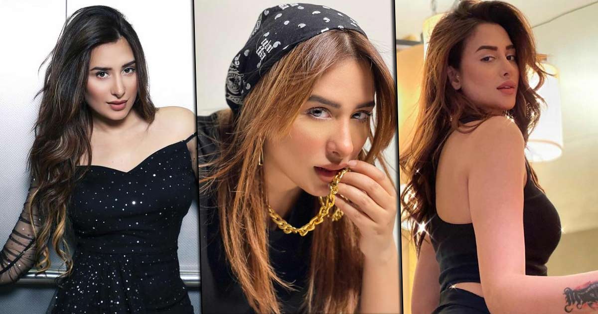 From Crop Top To Glittery Dress - Mahira Sharma Slay In Black Colour Like It's No One's Business!