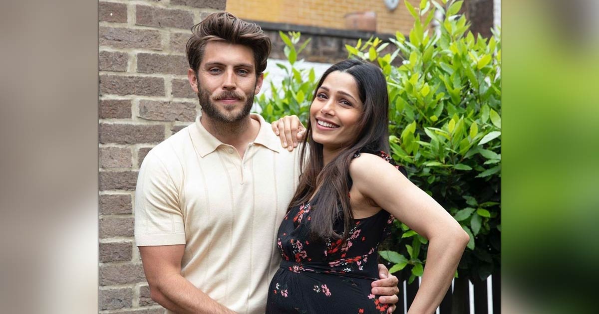 Freida Pinto flaunts baby bump to announce pregnancy with fiance Cory Tran