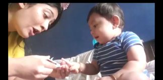 'KGF' star Yash's toddler son giggles during nail trim from mom Radhika; video goes viral