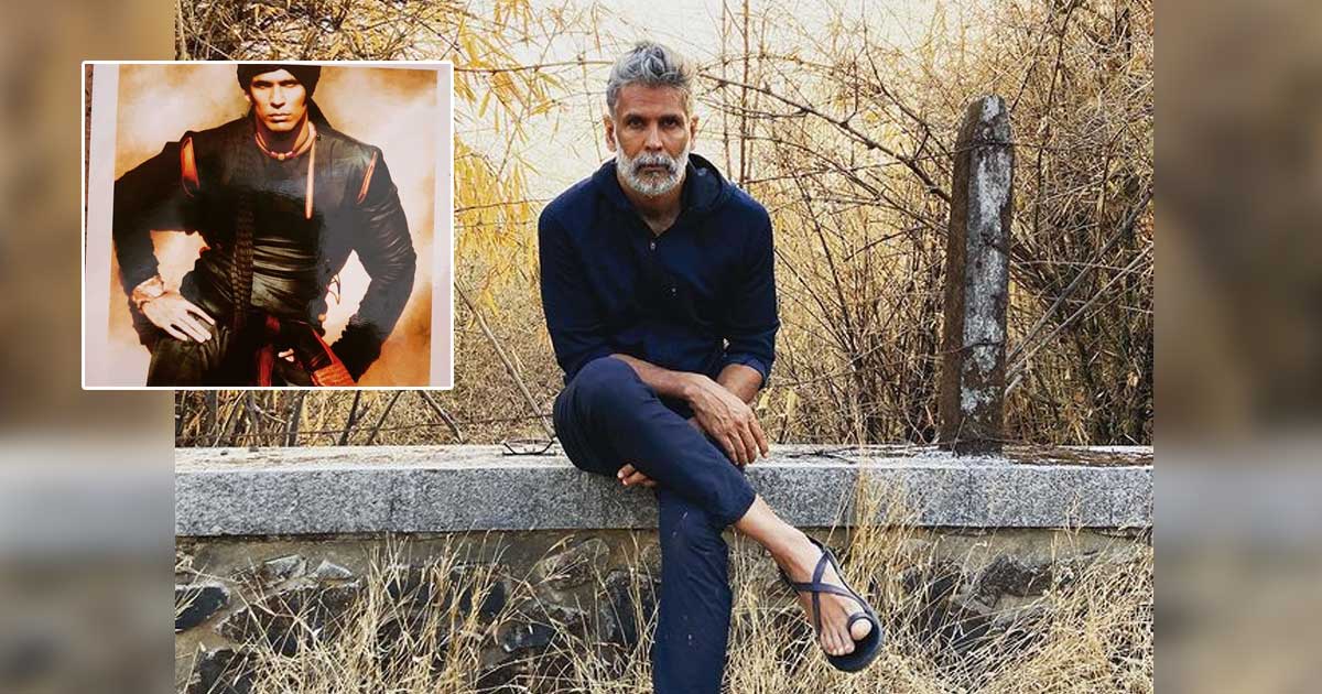 Milind soman model clearance shoot