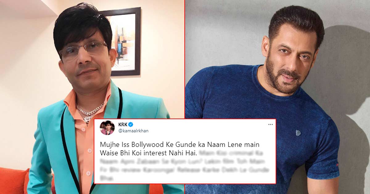 Mumbai Court Slams Interim Order Against KRK From Tweeting About Salman Khan