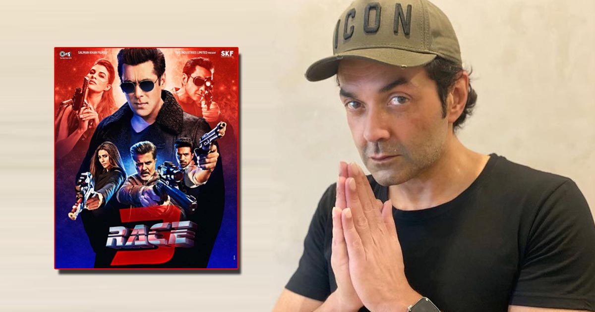 Bobby Deol Recalls His Comeback In Salman Khan's Race 3 As The Film Clocks 3 Years