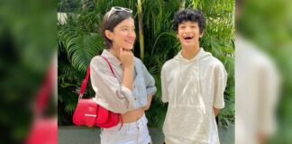 Shanaya Kapoor has a 'baby's day out' with younger brother Jahaan