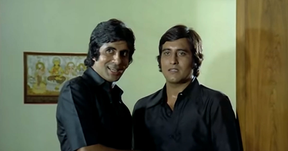 When Amitabh Bachchan Threw A Glass At Vinod Khanna Leaving A Permanent Mark On His Chin