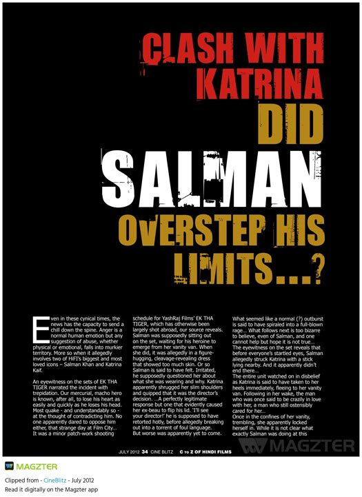 When Salman Khan Reportedly Hit Katrina Kaif With A Stick For Wearing A 'Cleavage-Revealing' Dress & Kareena Kapoor Khan Came To The Rescue, Read On
