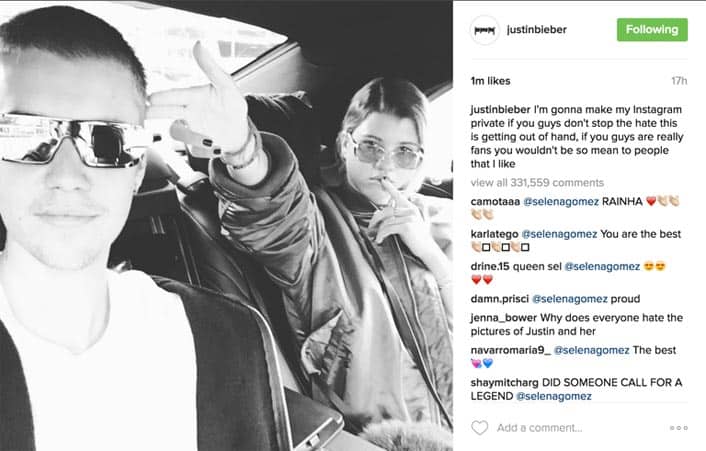 When Selena Gomez Slammed Justin Bieber Over Sofia Richie Romance