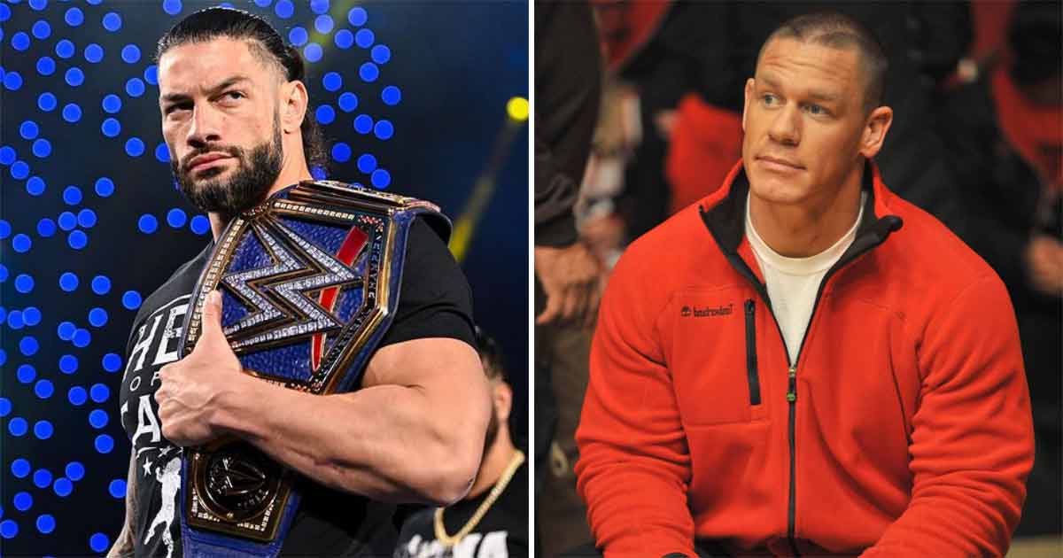 Wwe roman best sale reigns john cena
