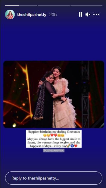 Shilpa Shetty wishes Geeta Maa on her birthday