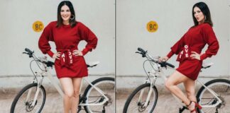 For Sunny Leone "cycling is the new glam"