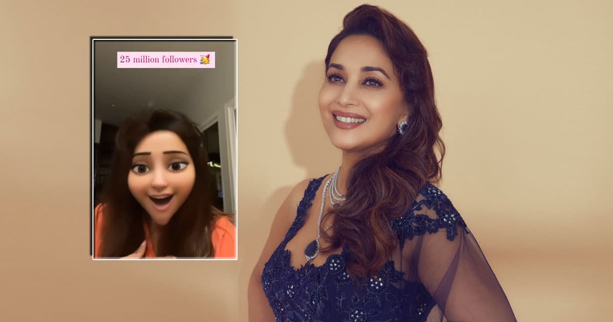 Madhuri Dixit celebrates 25 million Instafam