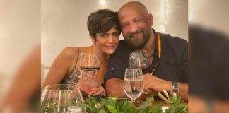 Mandira Bedi shares photos with husband Raj Kaushal