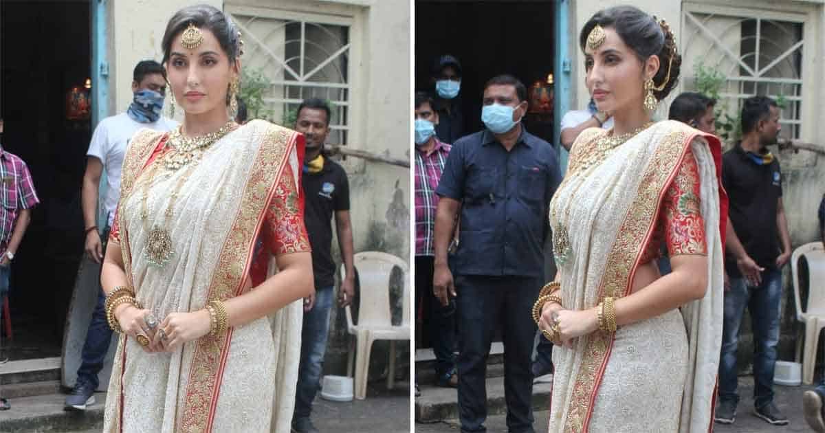 Nora Fatehi Pays An Ode To Her Idol Madhuri Dixit Nene By Recreating Dola Re Dola Look