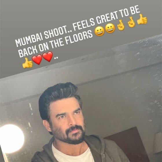 R. Madhavan begins shooting in Mumbai, says 'feels great'