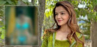 Rubina Dilaik Raises Temperature In Her Blue Bikini